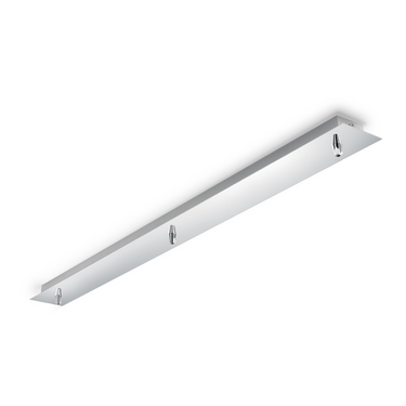 Ideallux rosone lineare 3 luci cromo Ideallux Accessori